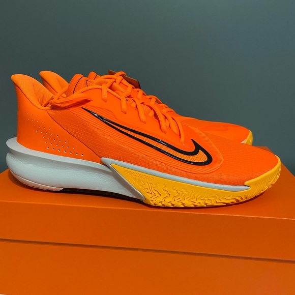 Nike Precision VII Orange Basketball Shoes - Picture 5 of 8